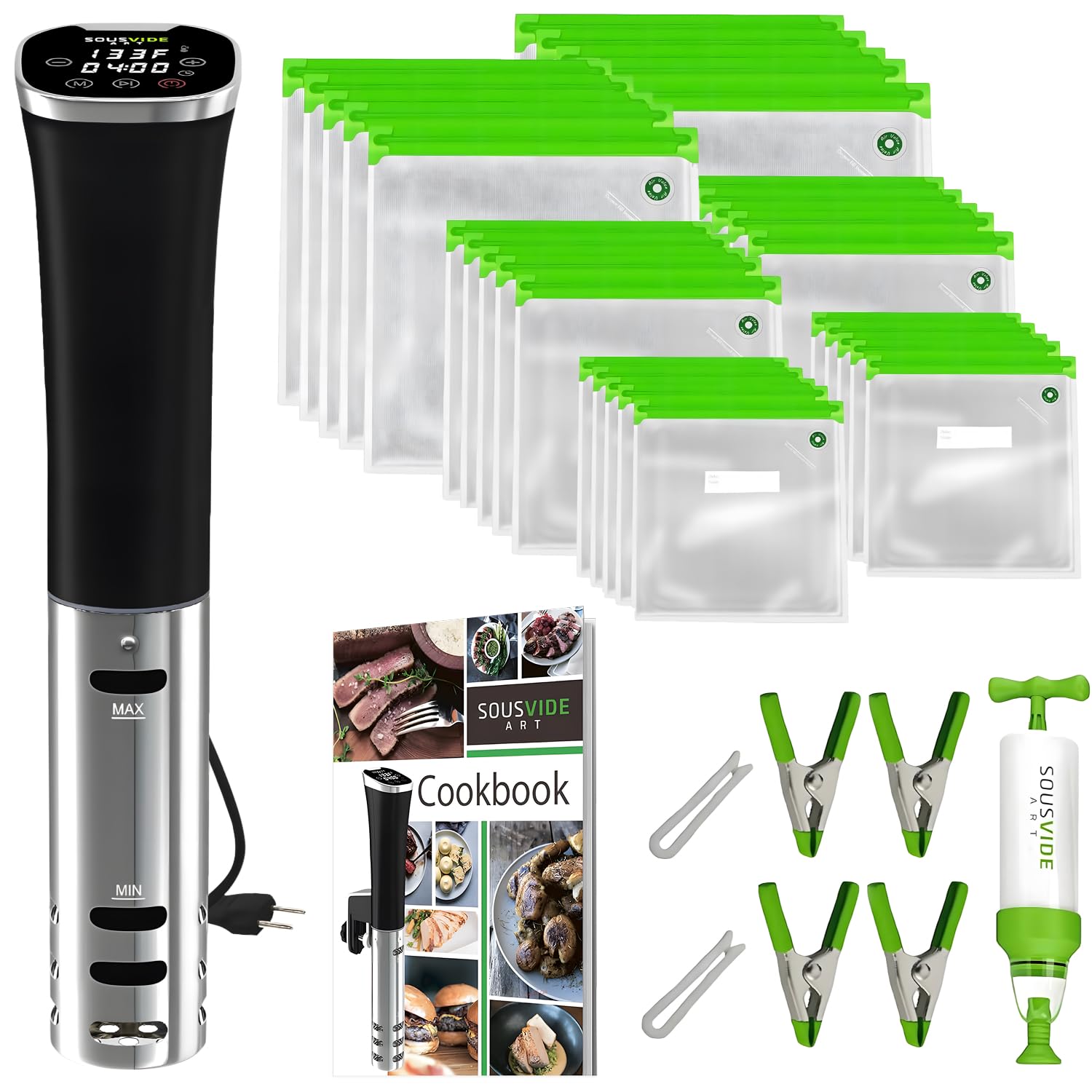 Amazon.com: SOUSVIDE ART Sous Vide Immersion Cooker Kit - Machine